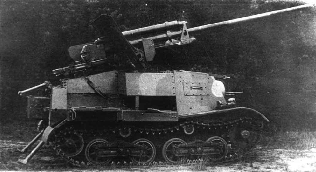 Soviet ZiS-30 self-propelled anti-tank gun in 1941