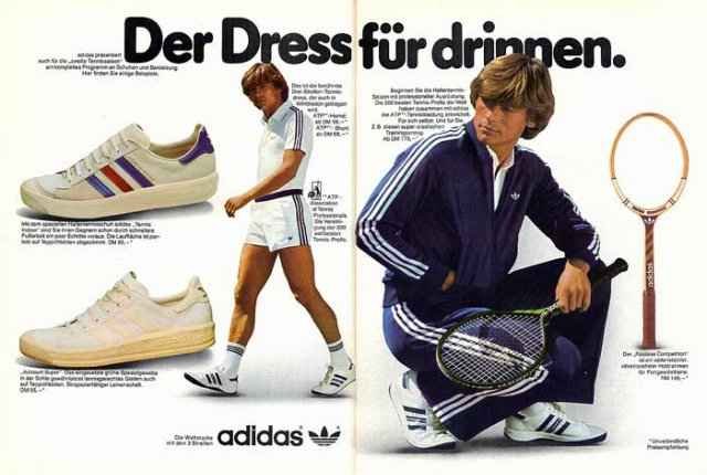 Moscow sneakers with three Adidas-style stripes shaped like the letter M