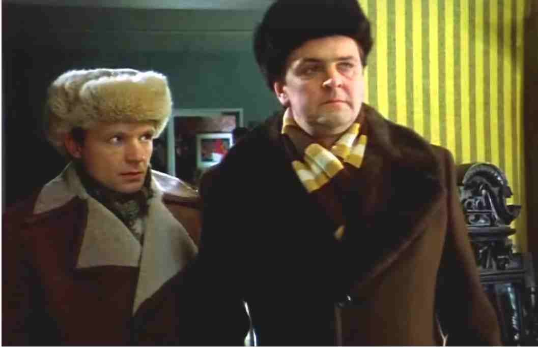Soviet citizens wearing ushanka hats in The Irony of Fate