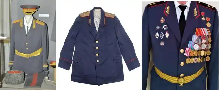 Soviet general single-breasted uniform tunic prototypes