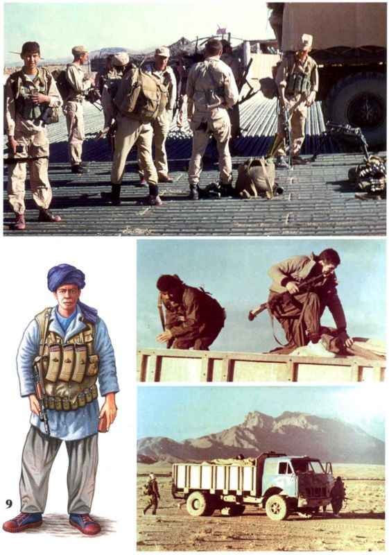 Soviet Spetsnaz using local Afghan clothing during reconnaissance