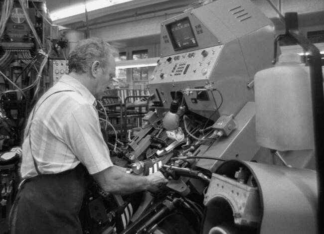 Adidas factory working with the Soviet Union