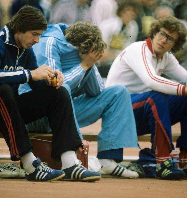 Soviet athletics competition during the Adidas Moscow era