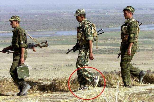 Soviet boots were noisy and difficult for Afghan mountains
