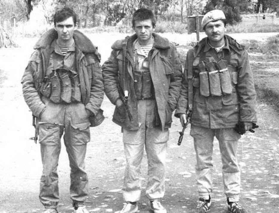 Soviet Spetsnaz soldier in Afghanistan wearing Adidas Moscow sneakers