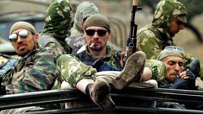 Soviet Spetsnaz soldier in Moscow sneakers