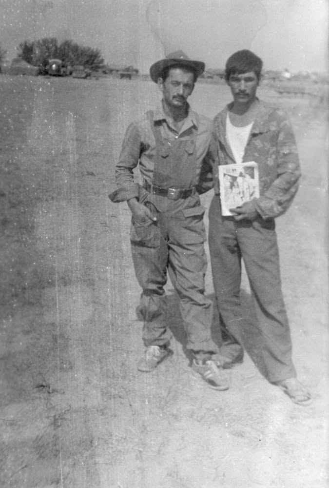 Soviet Spetsnaz soldier in Afghanistan wearing Adidas Moscow sneakers